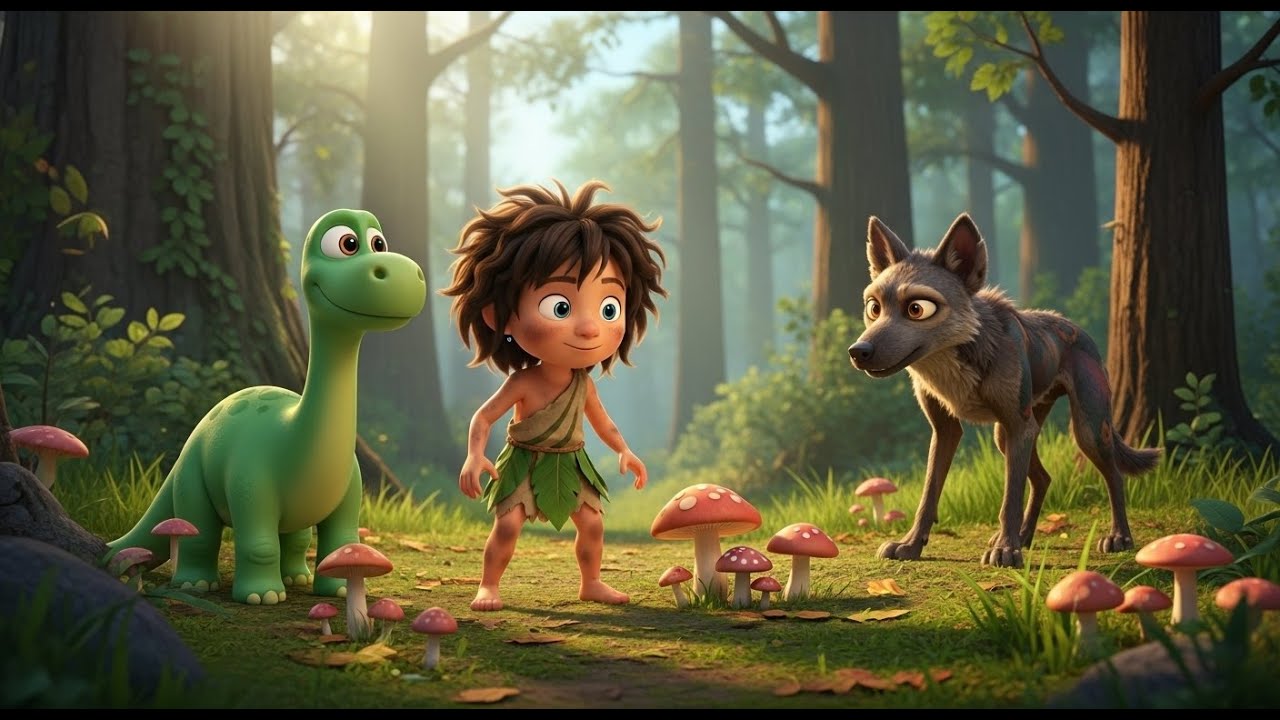 The Mushroom Forest Quest 🍄🌲 Dino & Friends Face a Magical Challenge | Good Dinosaur Toons