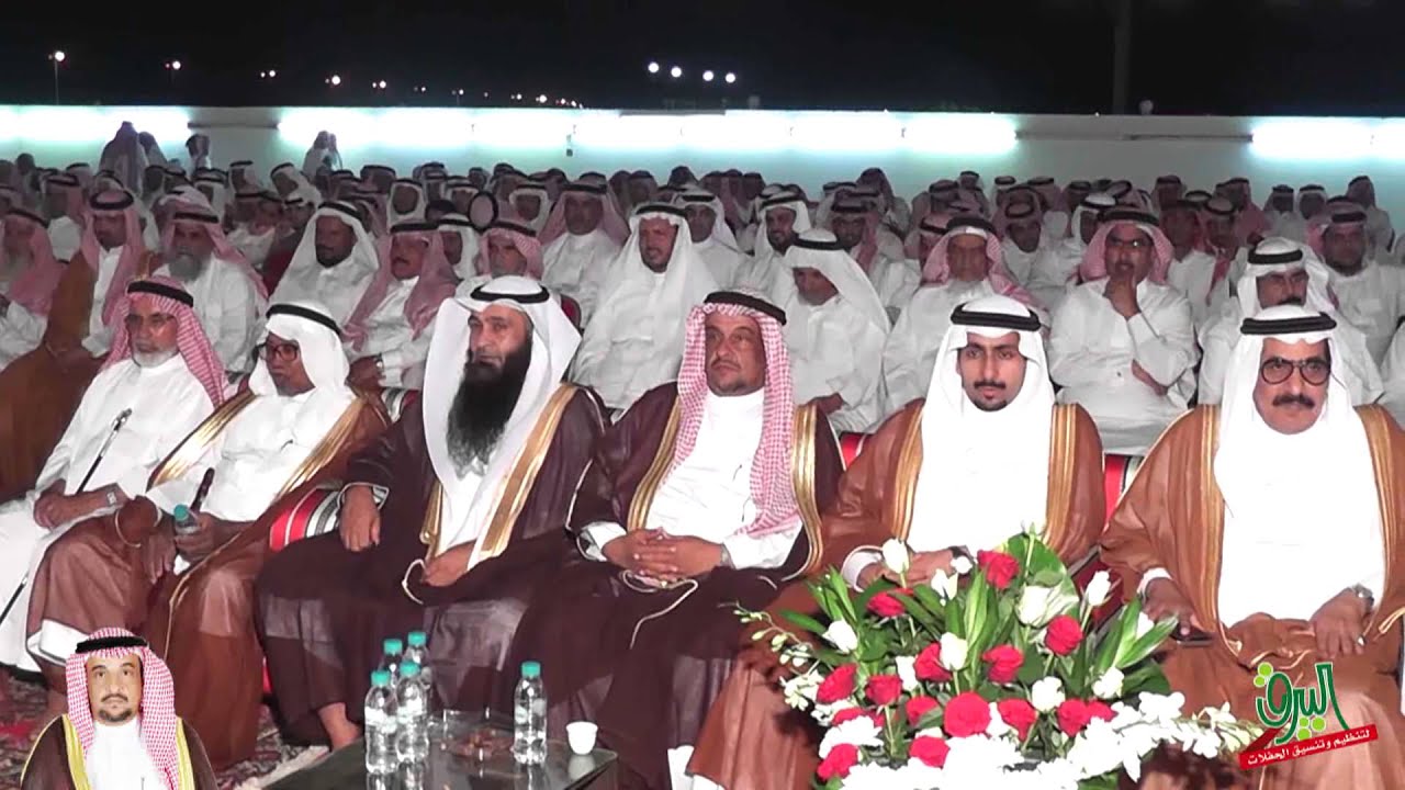 الحفل الخطابي والاوبريت في حفل احتفاء قبائل العزرة من حرب بالشيخ عبدالغالب بن نويهر الغانمي