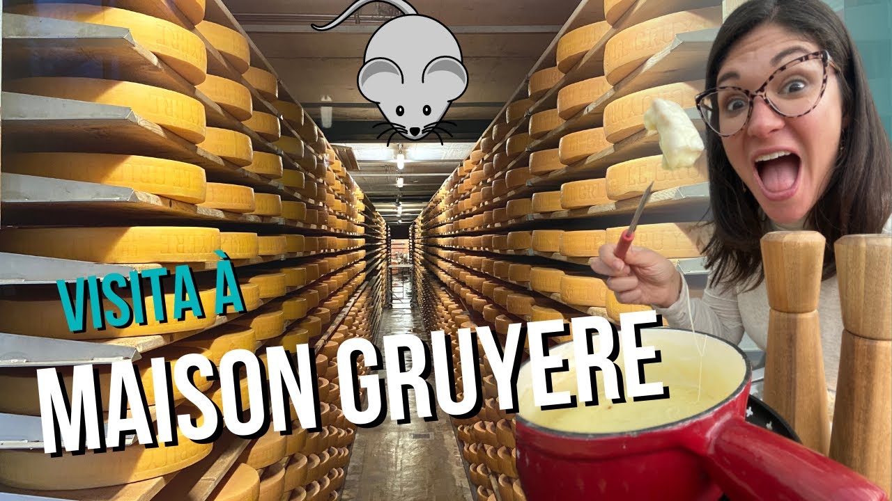Visita a Maison Gruyere - Fábrica de Queijos na Cidade Suíça de Gruyères