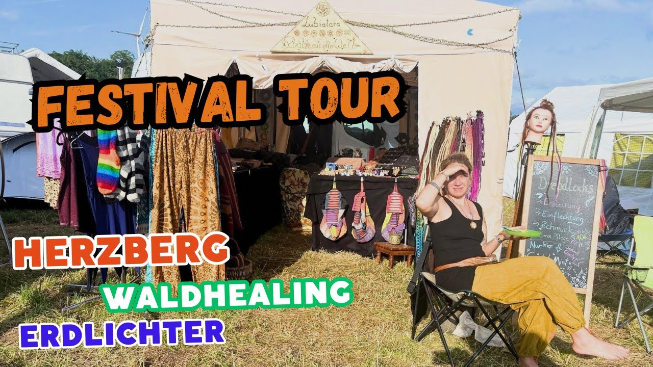 Vlog | Lubiataras Festival Sommer „Mein Stand und Wetter Chaos“ wir wurden nass…💦