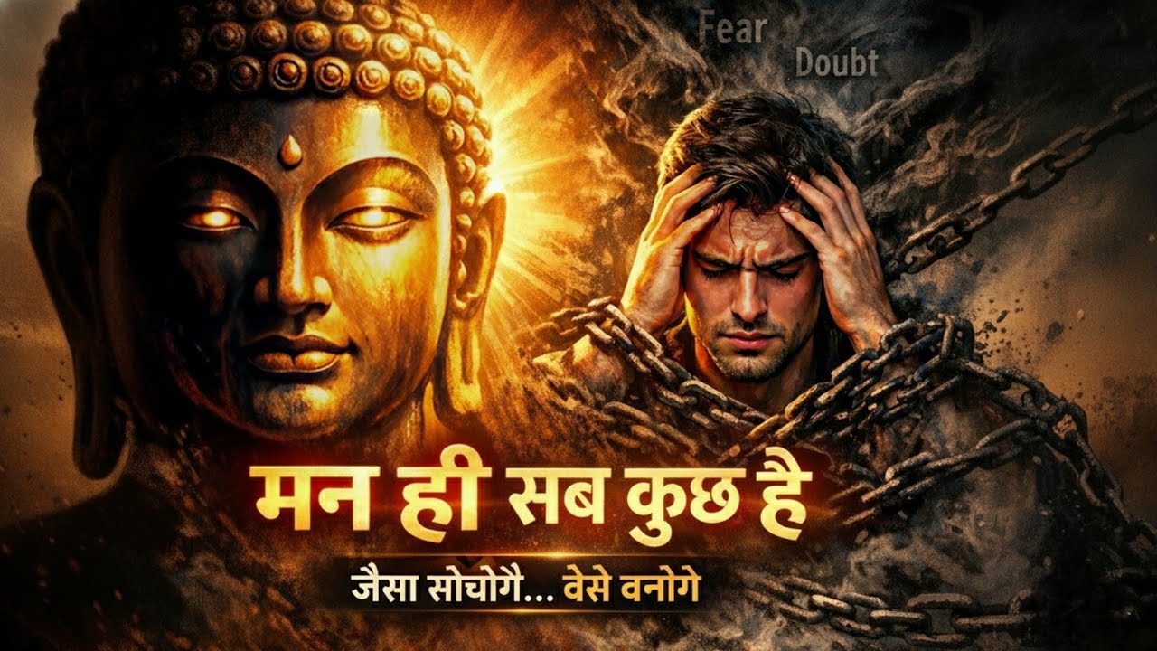 Buddha’s Truth About Mind: मन ही सब कुछ है | You Become What You Think (Hindi Philosophy)