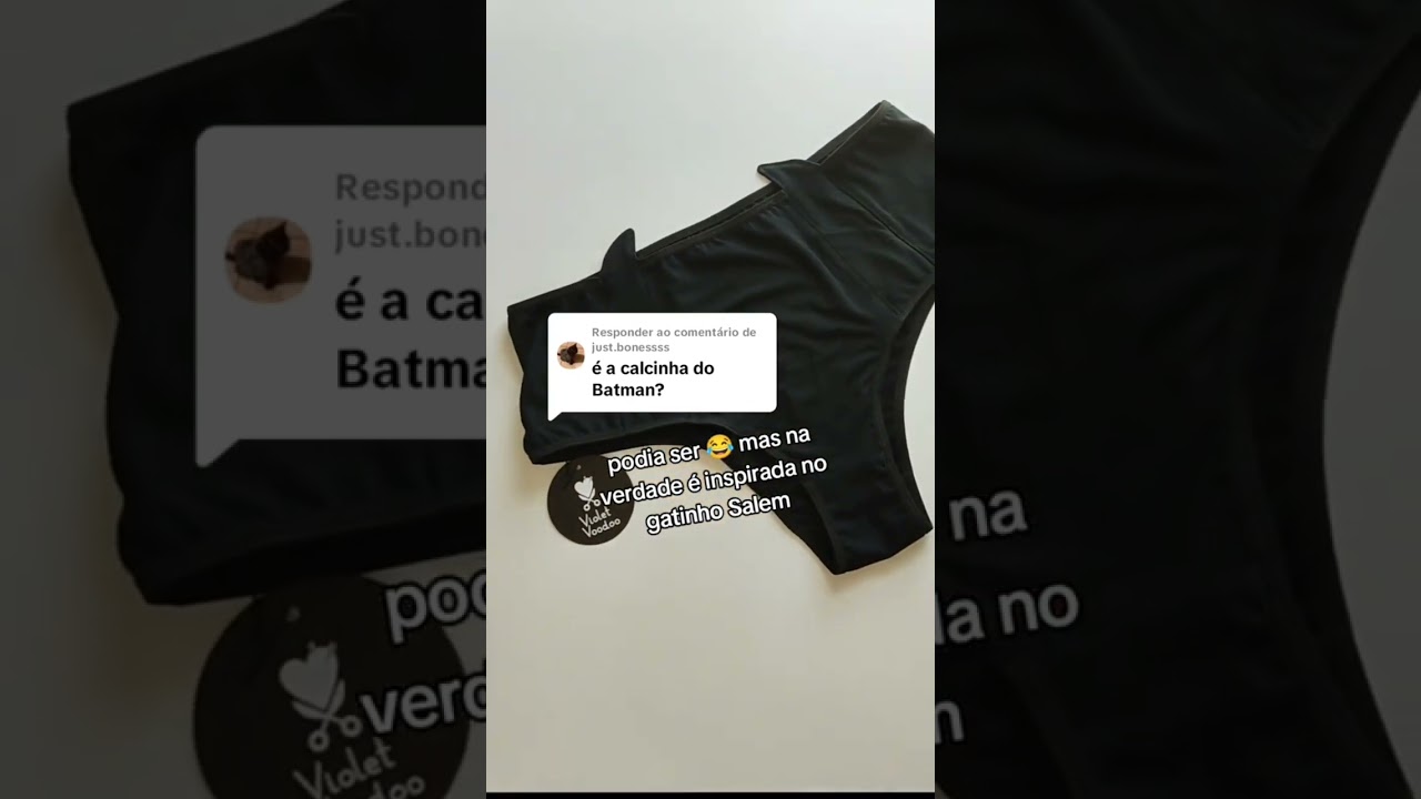 calcinha do batman 🗣️🖤 