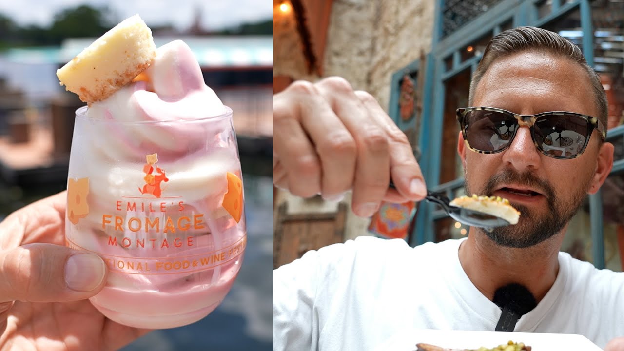 Trying The Cheese Stroll At Disney EPCOT's Food & Wine Festival! | Emil's Fromage Montage & More Fun