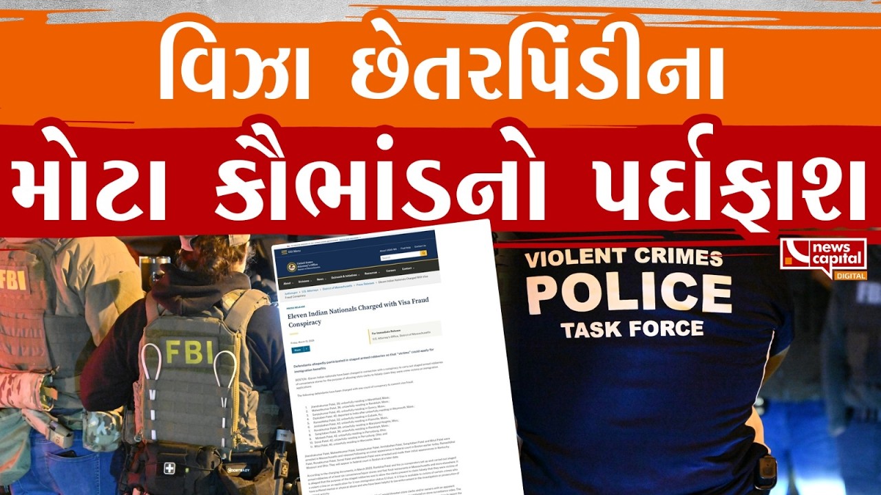 વિઝા છેતરપિંડીના મોટા કૌભાંડનો પર્દાફાશ