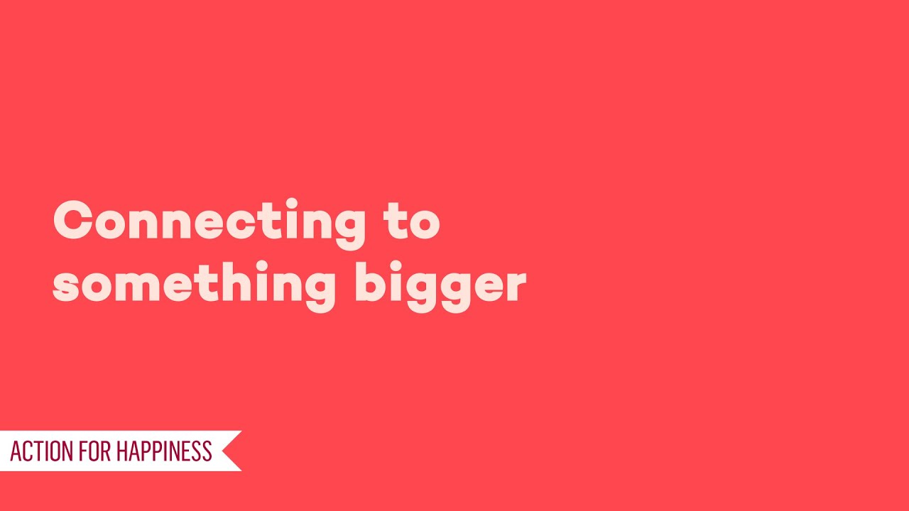 Момент осознанности: соединение с чем-то большим