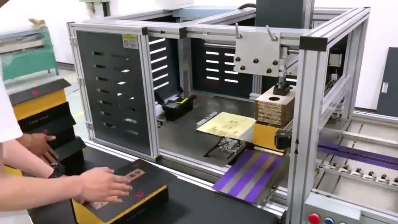 fully automatic gift boxes forming making machine
