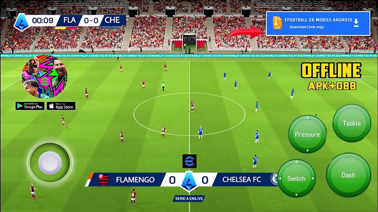 EFOOTBALL 2026 МОБИЛЬНАЯ ОФФЛАЙН ANDROID ГРАФИКА PS5 / НОВЫЕ ТРАНСФЕРЫ И ФОРМЫ БРАЗИЛИИ 25-26