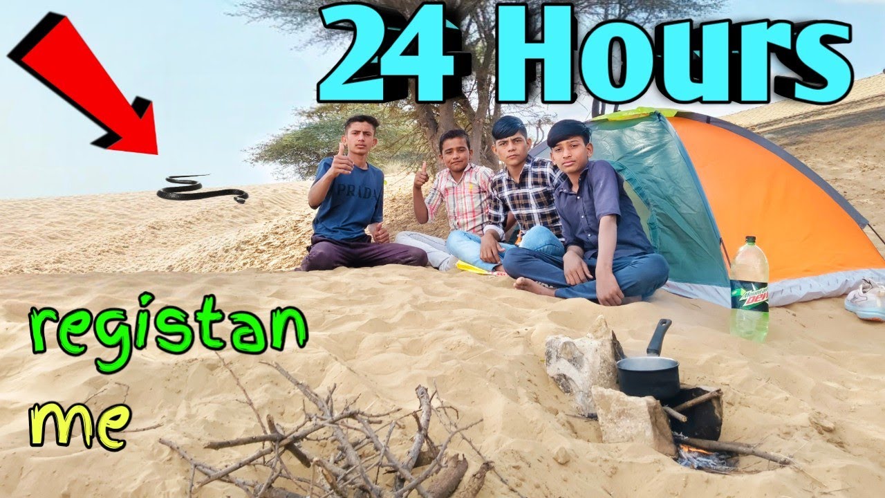 Surviving  24 House ln the Desert 🏜 रेगिस्तान में चैलेंज 🥵