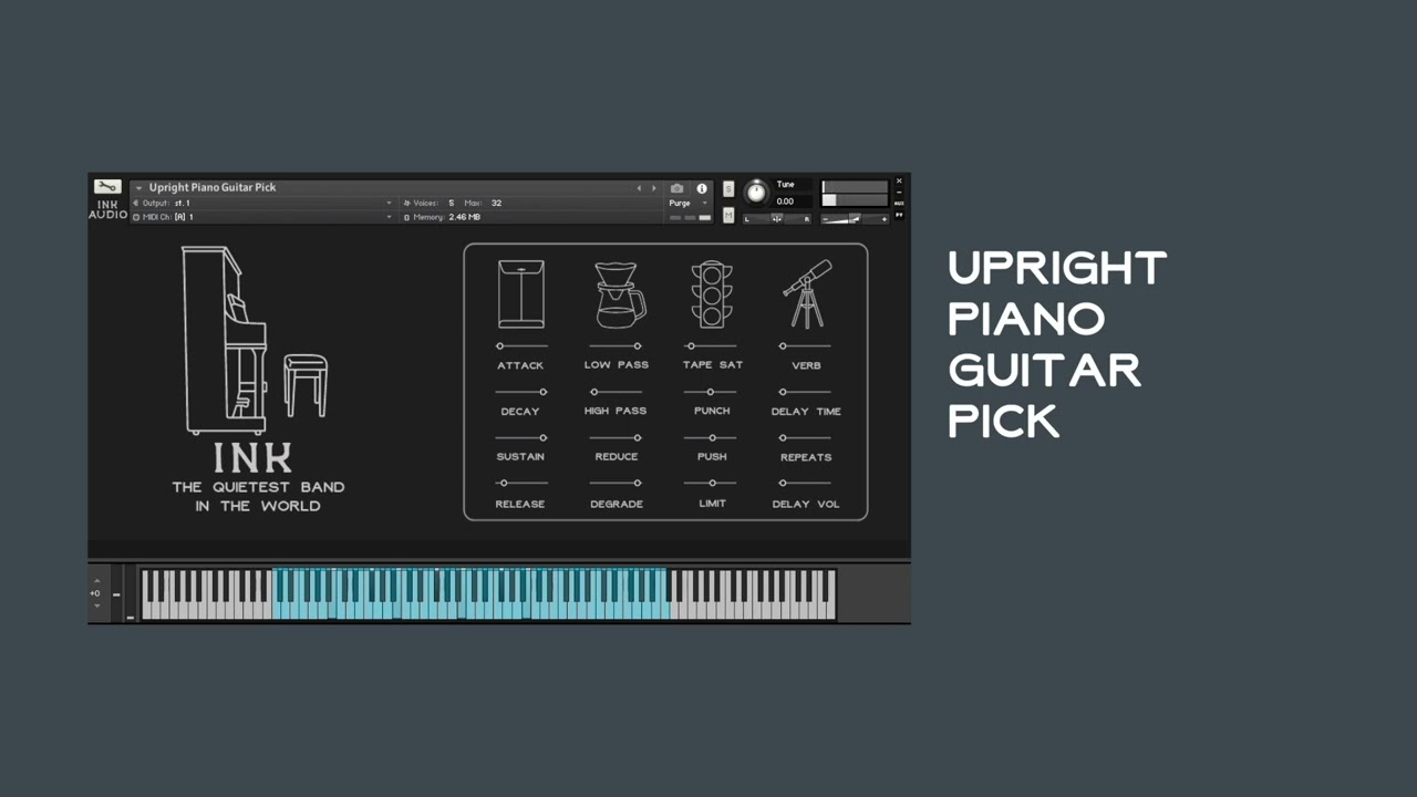 Ink Audio - The Quietest Band in the World for Kontakt - Walkthrough (No Talking)