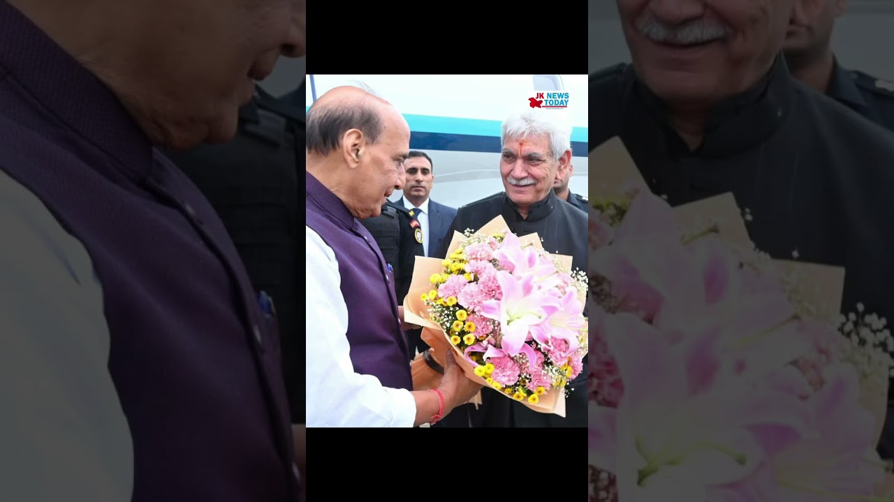 Defence Minister Rajnath Singh Arrives in Srinagar for Kargil Vijay Diwas Commemorations