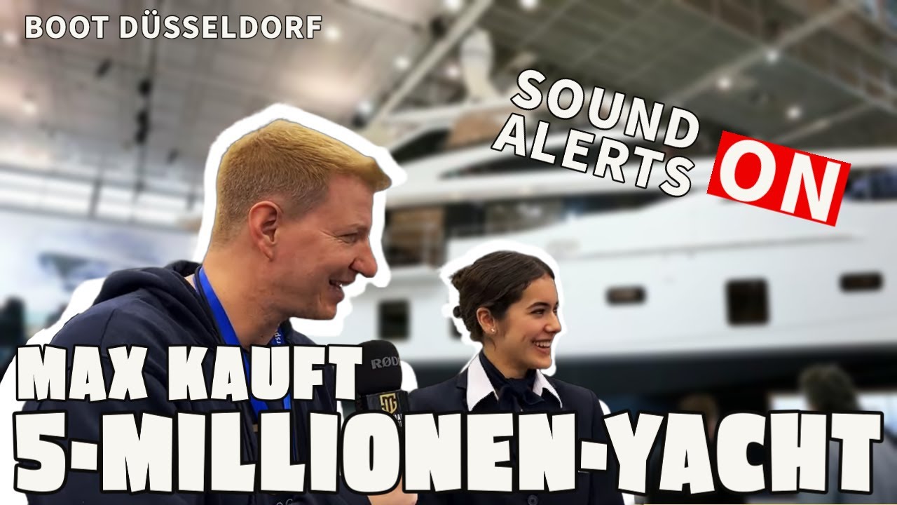 Max kauft 5-Millionen-Superyacht!? | Schradin Unterwegs (Boot D&uuml;sseldorf)