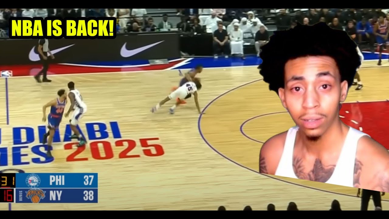 76ERS vs KNICKS | NBA ABU DHABI PRESEASON GAMES HIGHLIGHTS | October 2, 2025! Reaction!