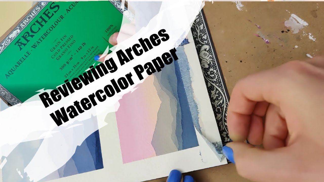 Arches Watercolor Review - First Impressions - Is it worth the money???? - Compared to Canson