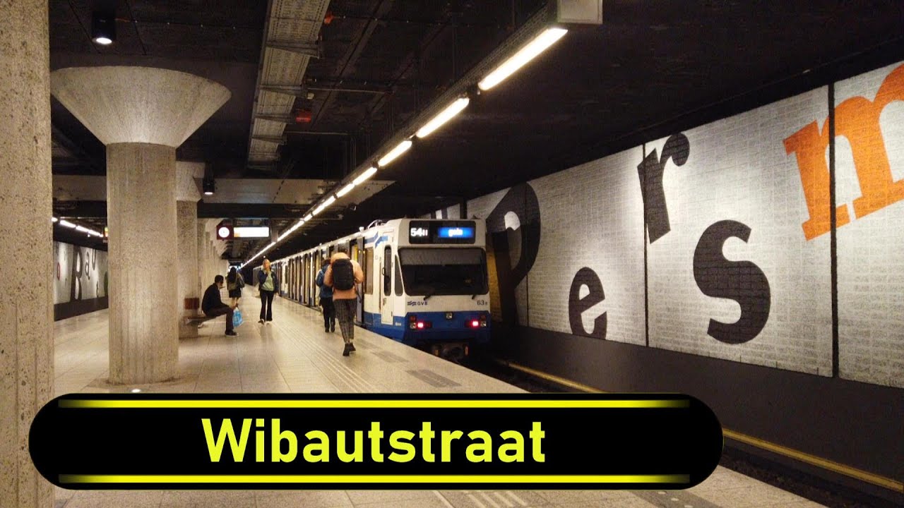 Metro Station Wibautstraat - Amsterdam 🇳🇱 - Walkthrough 🚶