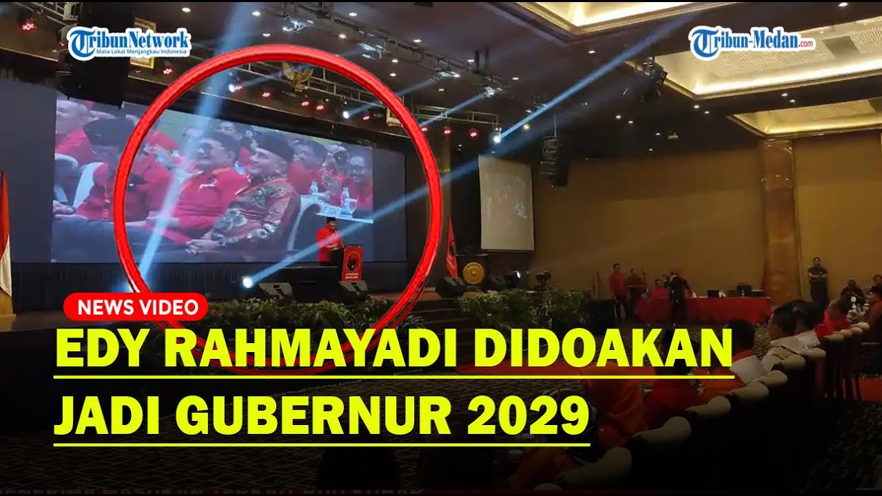 Hadiri Konferda PDIP Sumut, Edy Rahmayadi jadi Tamu Spesial, Didoakan jadi Gubernur 2029