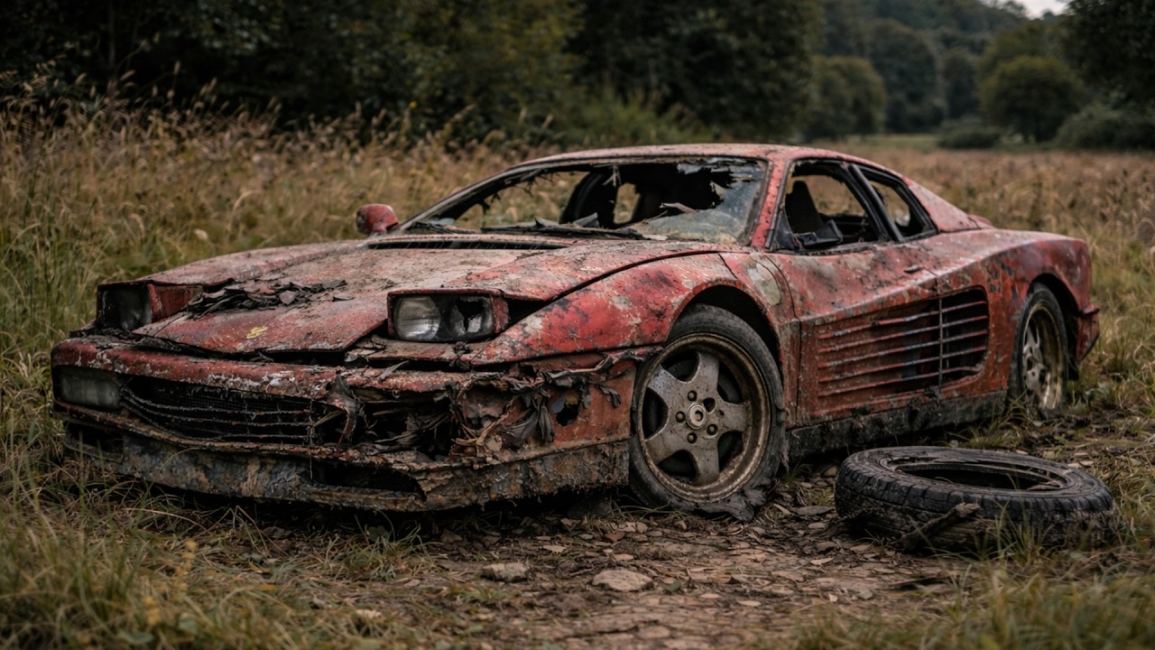 ASMR Car Restoration | Abandoned 1985 Ferrari Testarossa FULL Revival