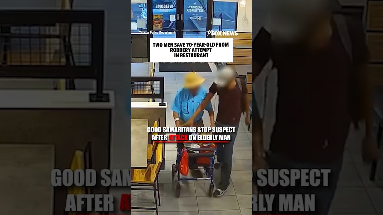 Two Men Save 70-Year-Old From Robbery Attempt in Restaurant