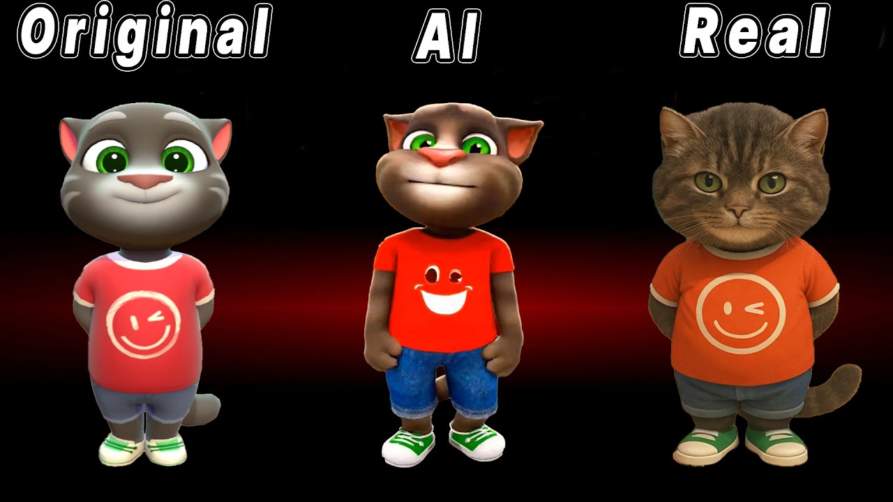 Talking Tom Cat Original - Ai - Real 👍 My Talking Tom 2