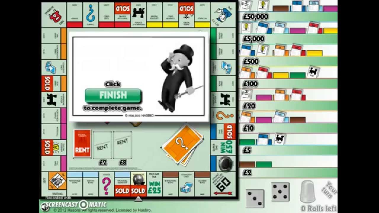 Monopoly Gold Scratch Card Three Goes