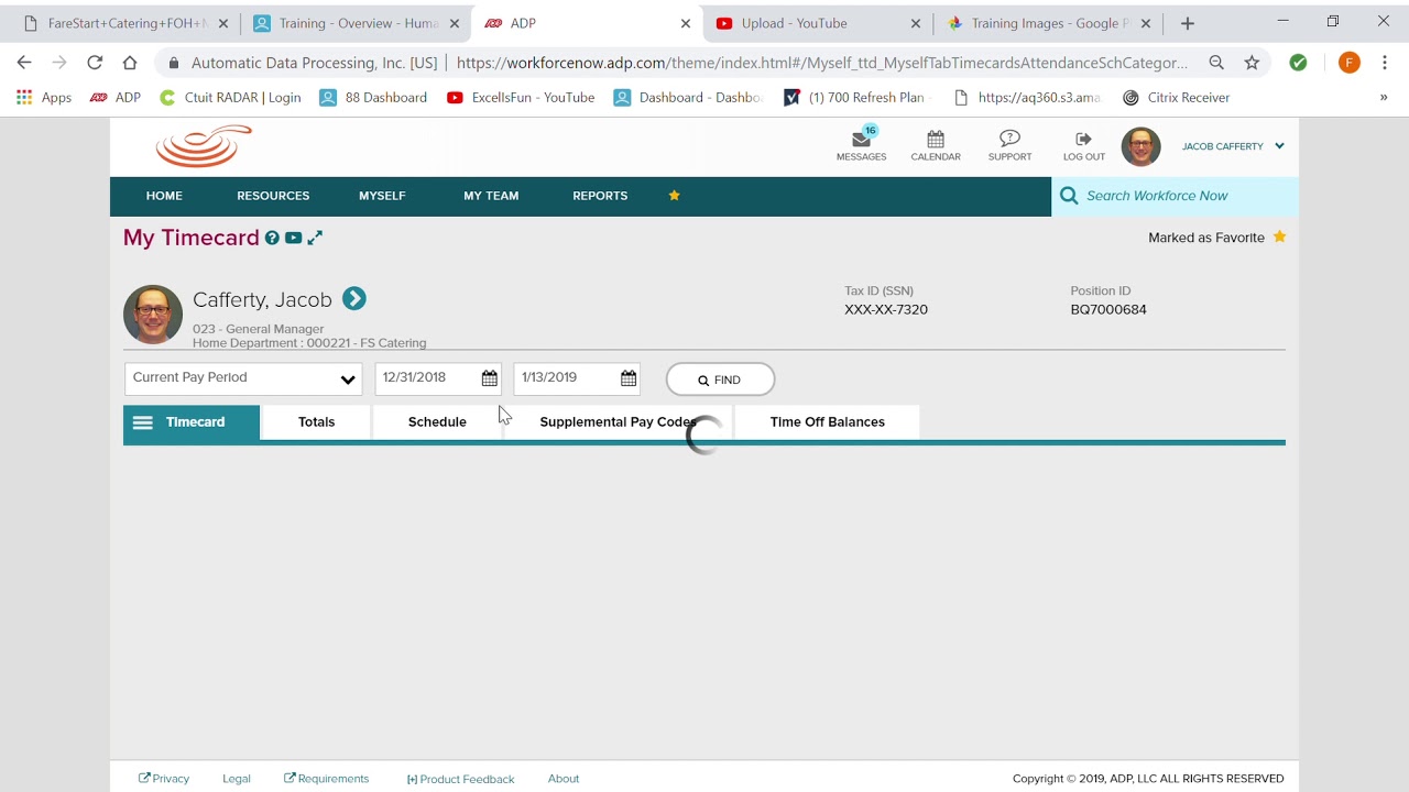 ADP Time Card Approval Process