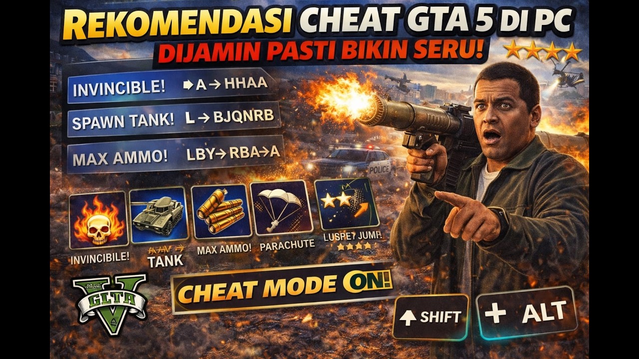 aku punya cheat gta5 yang bagus nih! | GTA5