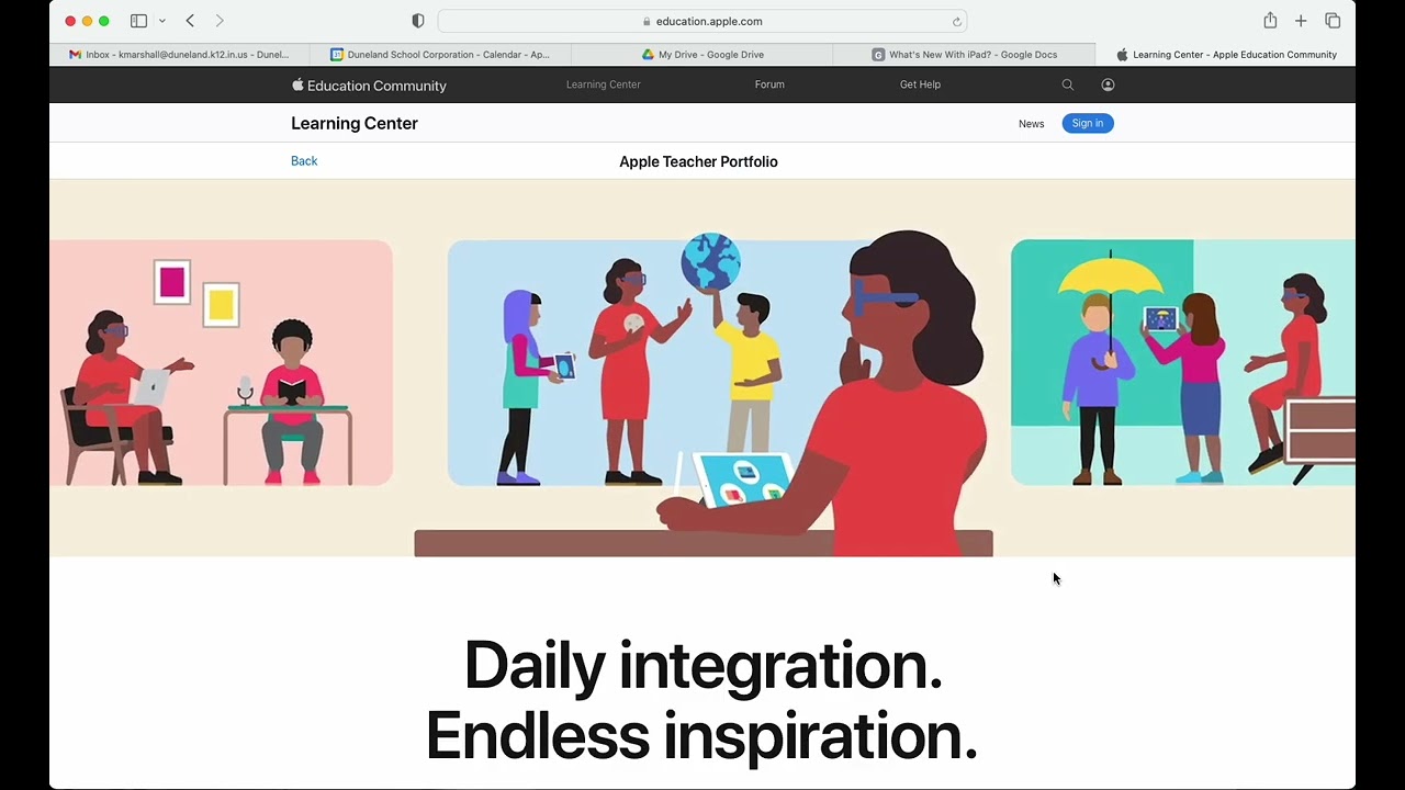 Video Tour of Apple Education Community