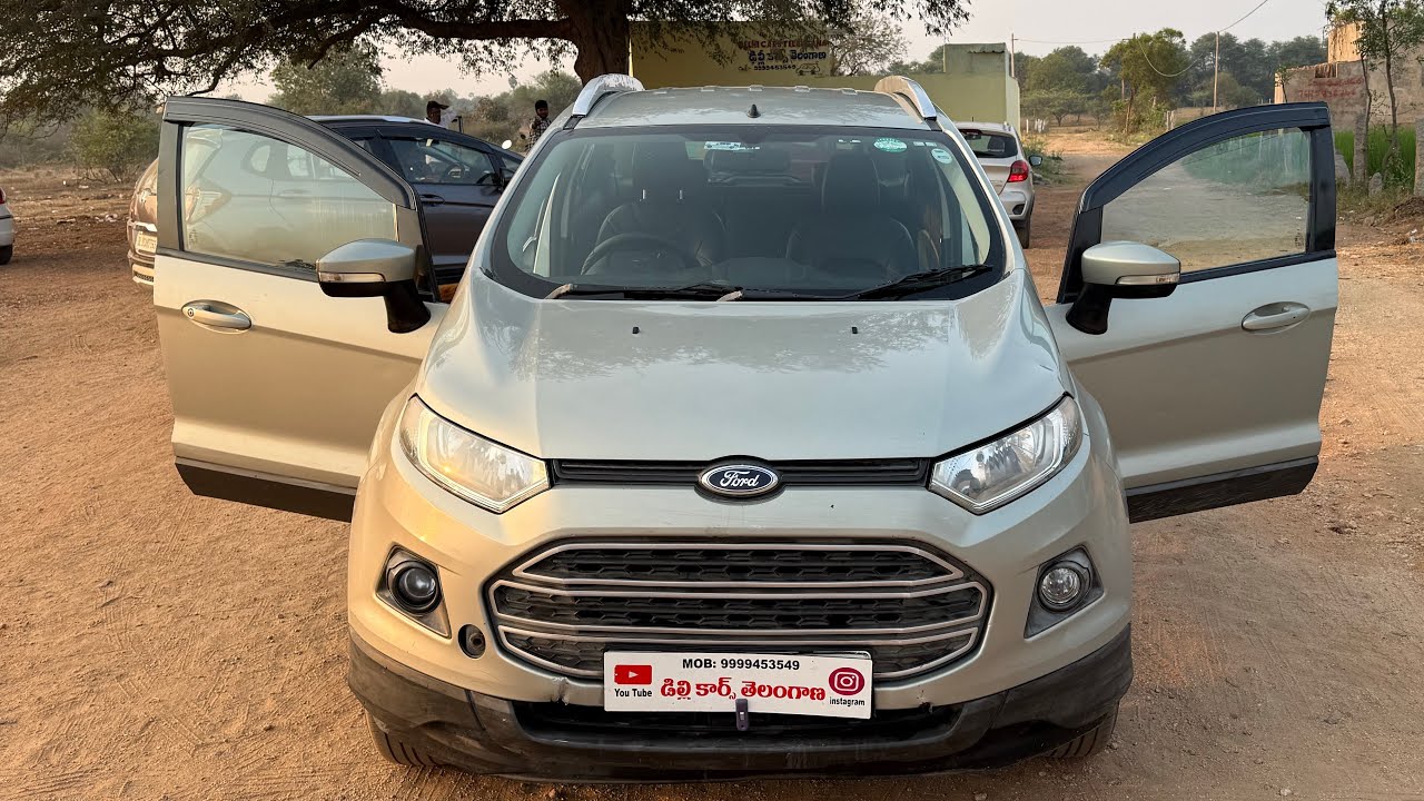 మూడు లక్షలకే #ecosport డీజిల్ ఒరిజినల్ పెయింట్ సిద్దిపేట ఆఫీస్ లో ఉంది 📞9999453549📞9205725539