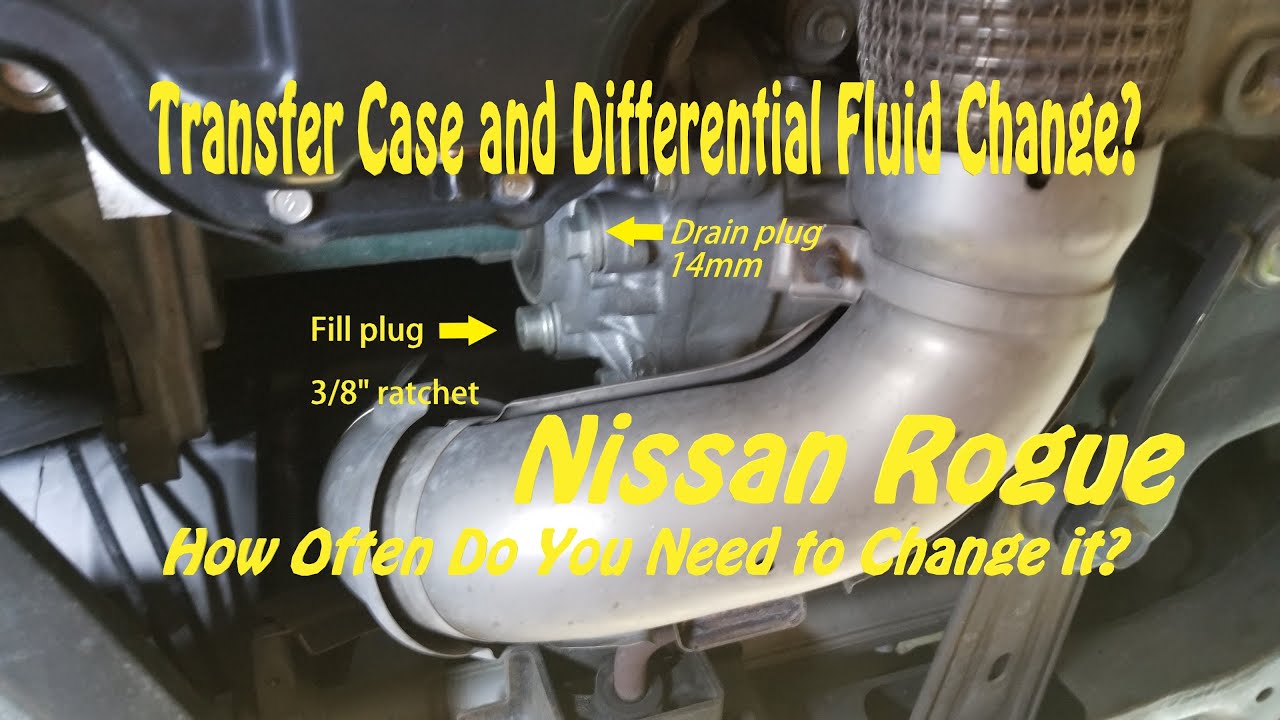 Nissan Rogue Differential and Transfer Case Fluid Change