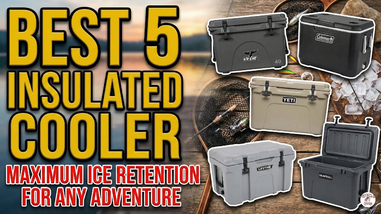 Best Insulated Cooler for Fishing 2026: Keep Ice for DAYS in Your Tackle Room!