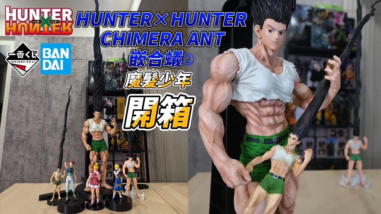 你也想變大嗎 ？ 一次開所有大傑 老物也端出來 髮量怪物 HUNTER×HUNTER 一番賞 嵌合蟻篇 #一番賞 #hunterxhunter #unboxing