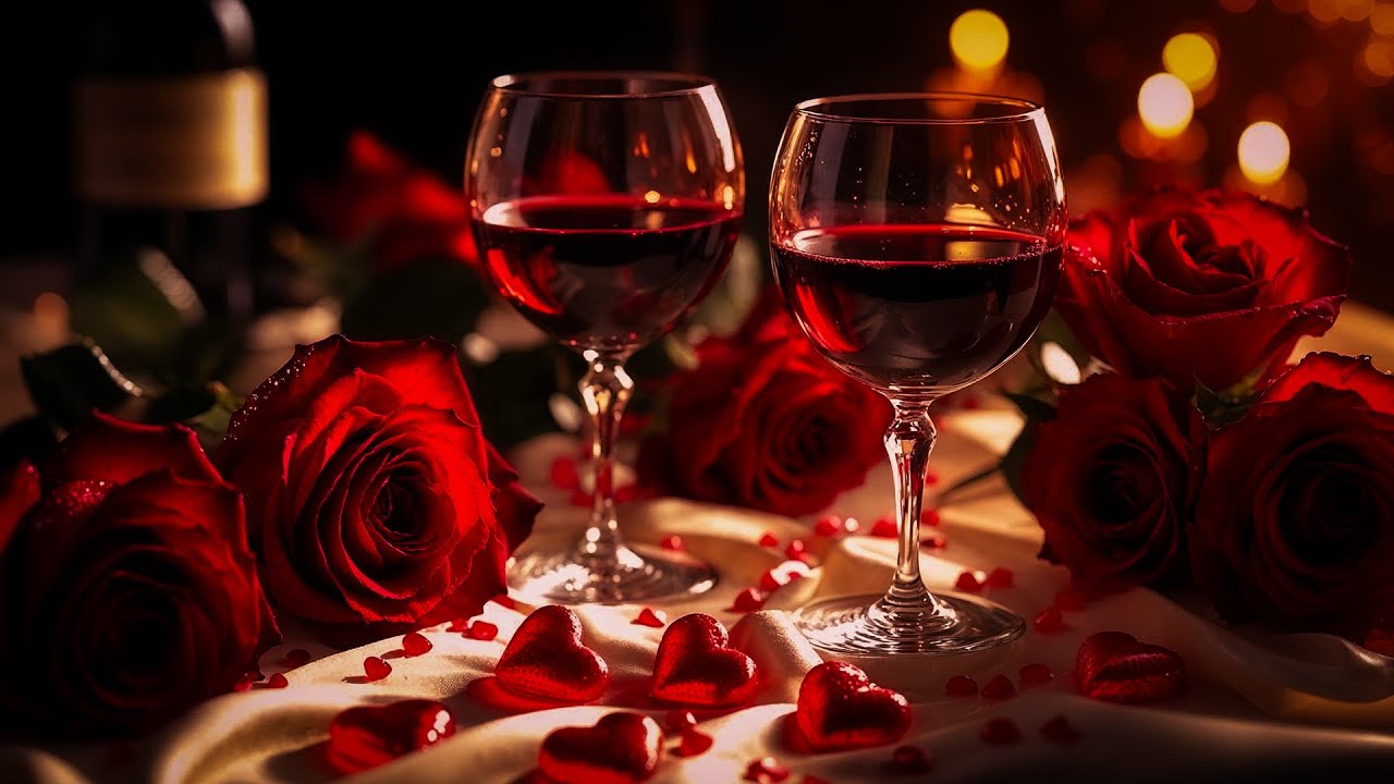 Romantic Music for Love Night❤️3 Hours  Love Making Music Rose,Wine and Chill Music