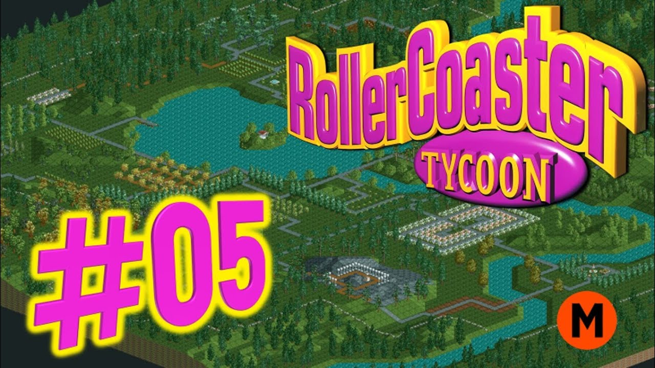 RollerCoaster Tycoon 1 🇧🇷 - Parte 5 - Evergreen Gardens - Detonado - Roller Coaster
