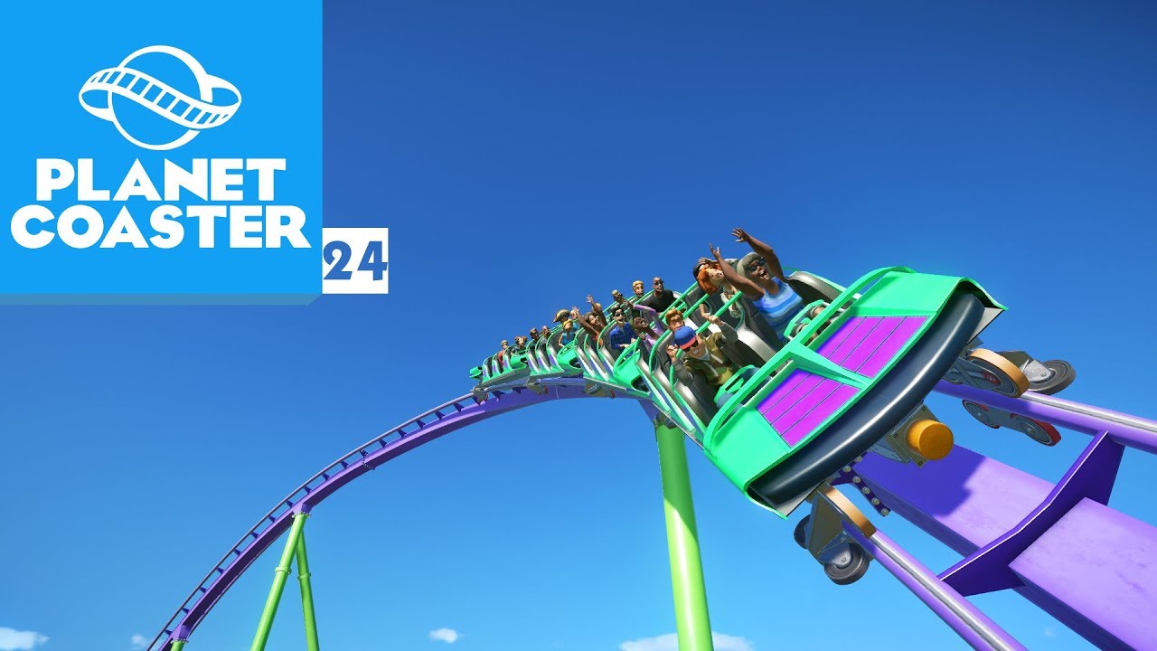 A NOVA MONTANHA-RUSSA É MUITO RÁPIDA! | Planet Coaster #24
