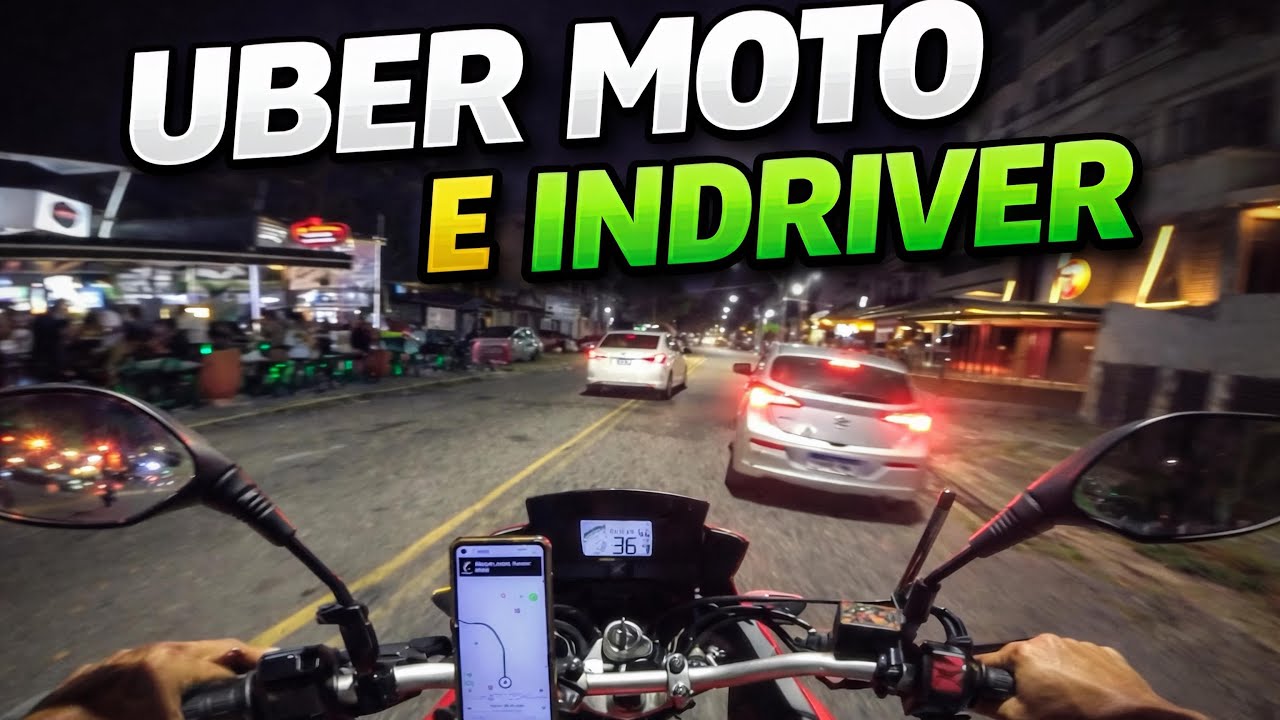 4 horas trabalhando s&oacute; com Uber moto e indriver. Quanto eu fiz ?
