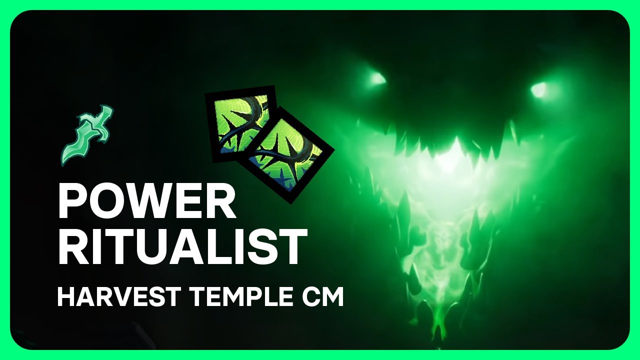 Harvest Temple CM | 41k Power Ritualist (35k Post Patch)