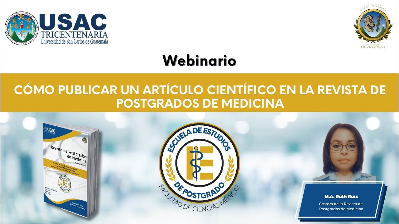 Cómo publicar un artículo científico en la Revista de Postgrados de Medicina
