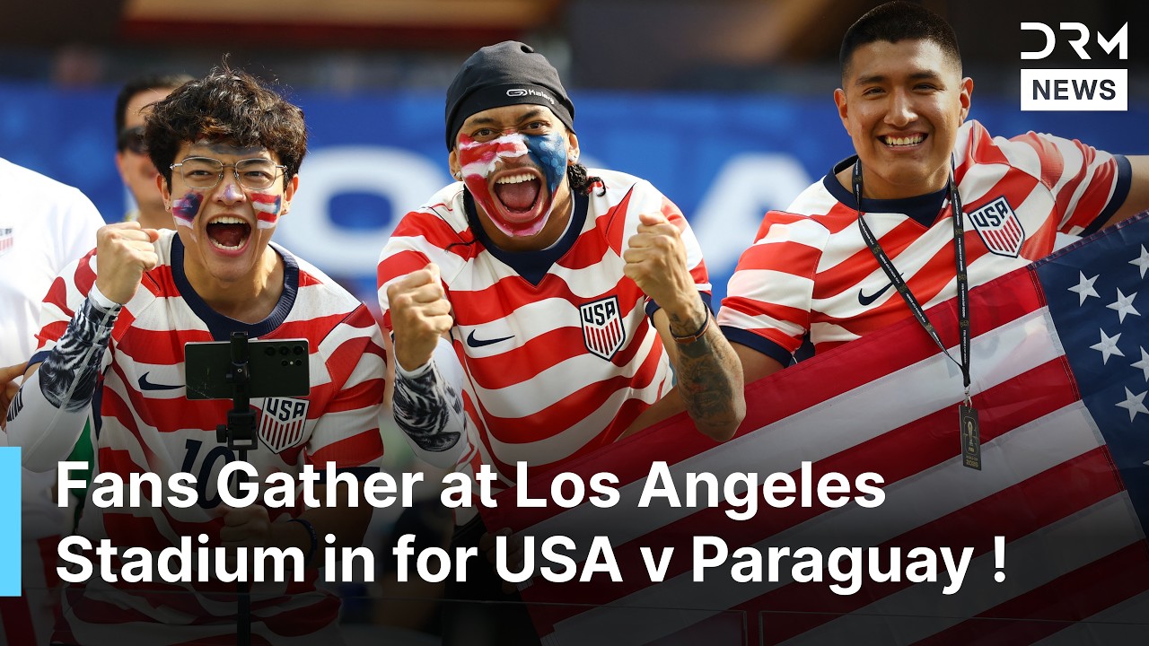 USA vs Paraguay World Cup 2026: Fans Arrive at Los Angeles Stadium & Gather in Washington DC | AD1Z