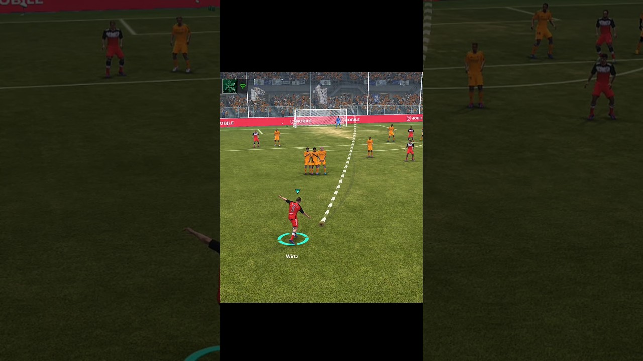 Wirtz🤡🥶 free kick💀fc mobile #fc25 #fifamobile #fifa #freekick #wirtz #shorts