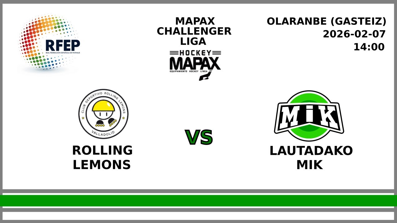 2026-02-07. Mapax Liga. ROLLING LEMONS - MIK