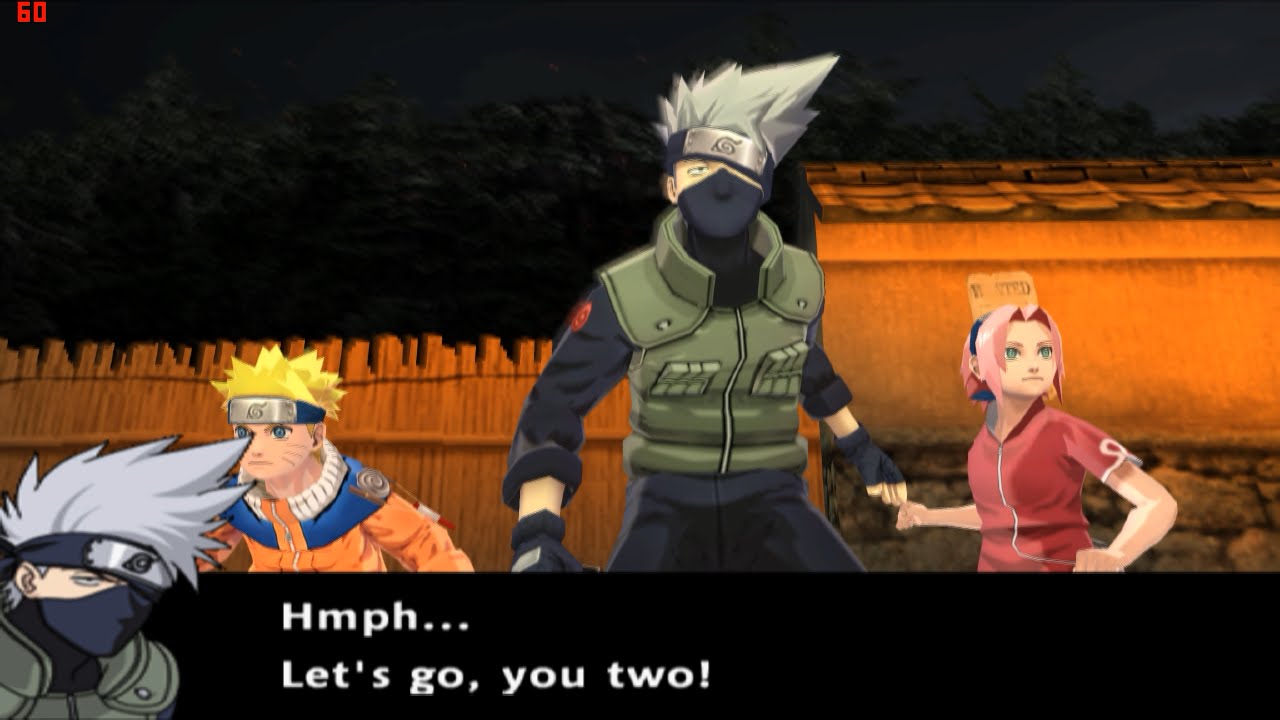 Прохождение Naruto Uzumaki Chronicles 2. Часть 2. Спасение горящей деревни. 60 FPS