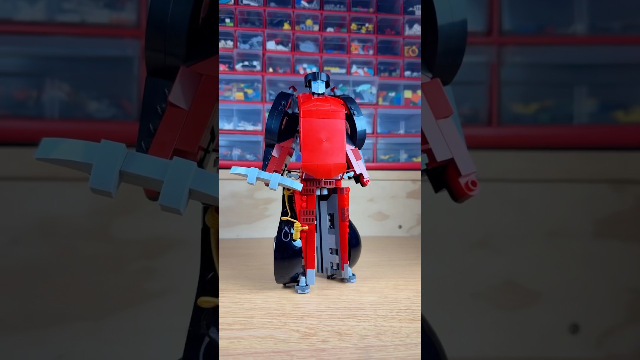 LEGO Круэлла де Виль: трансформация в автомобиль #lego #transformers #cruella #101dalmations #disney