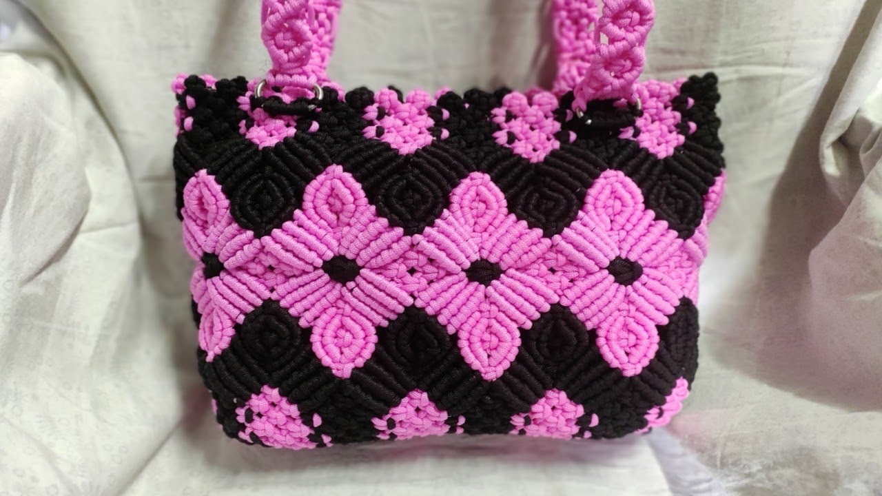 Macrame Bag New Design || How To Make A Macrame Bag || Full Tutorial  || Piyalishandcraft
