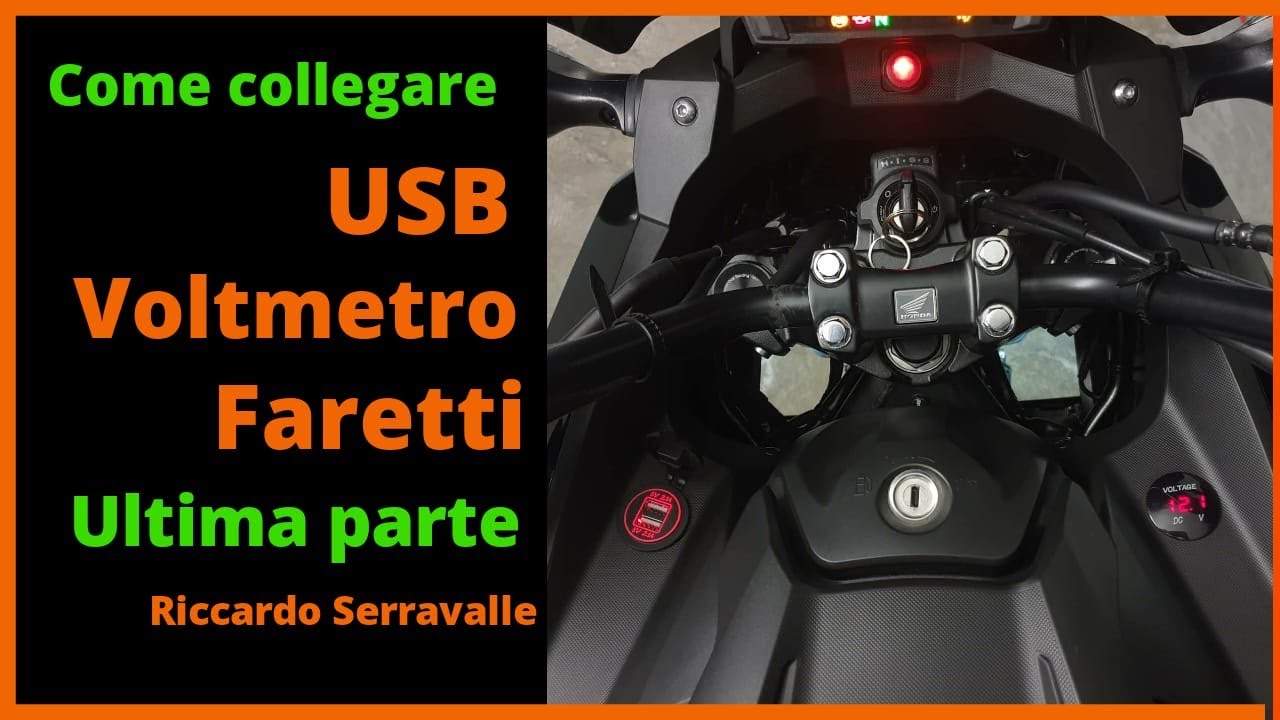 Come Collegare SOTTO CHIAVE su NC750X  HONDA  le utenze .... parte 2/2