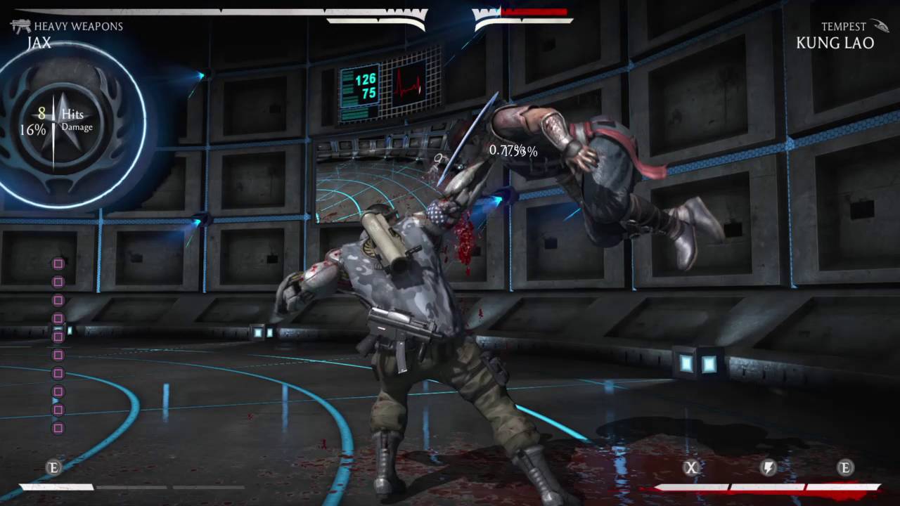 Jax 12 hit combo MKX nothing spectacular