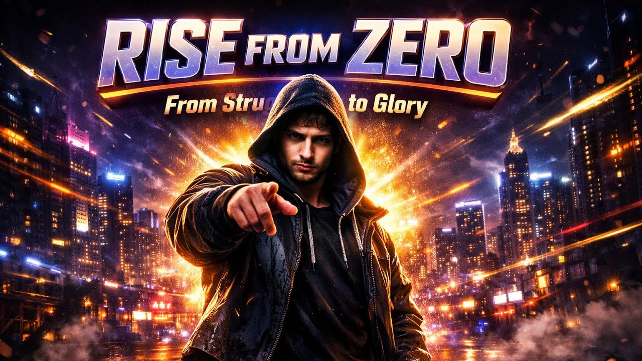 Rise From Zero 🔥 | Motivational Rap Song 2026 | From Struggle to Glory | English Rap Lyrics