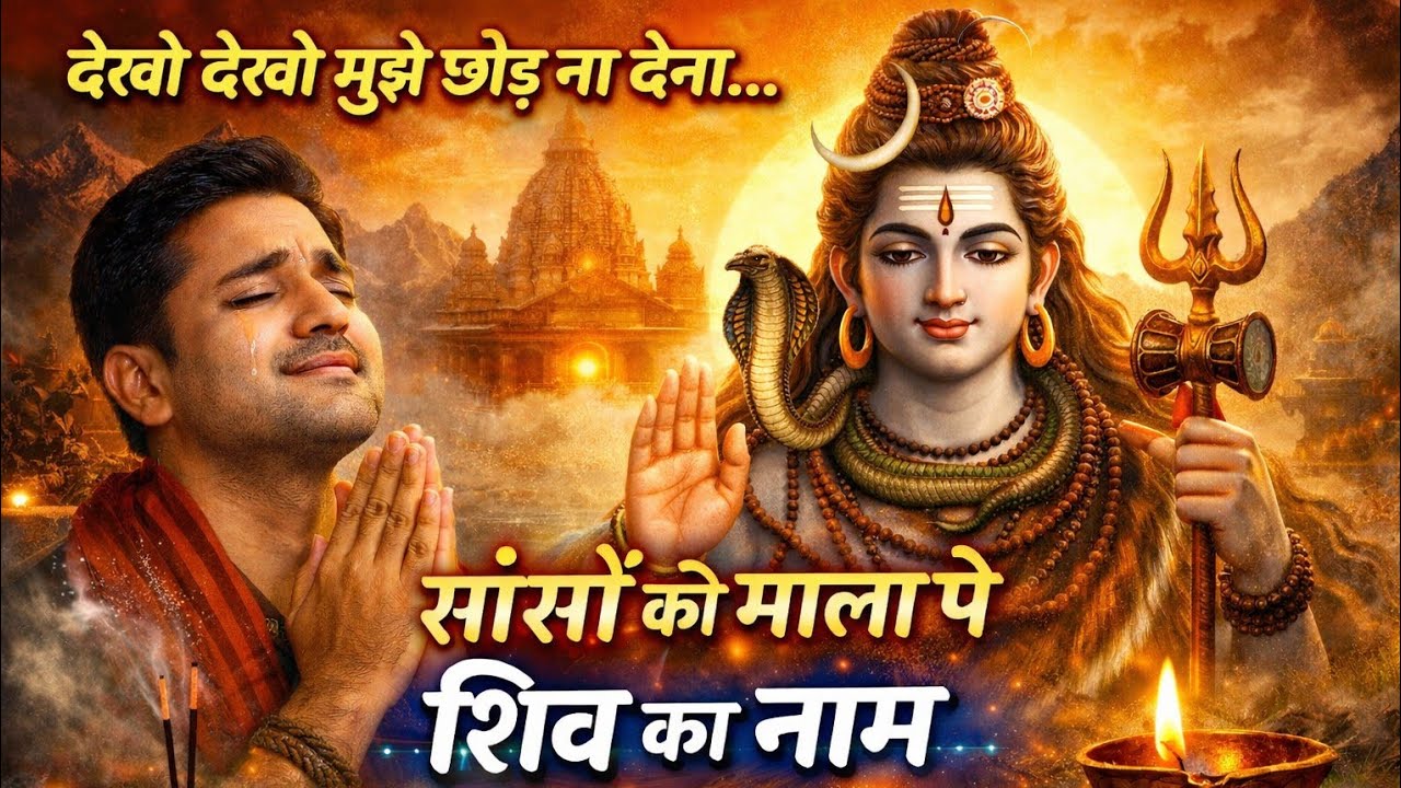देखो-देखो मुझे छोड़ ना देना… बाबा 😭#ShivBhakti 🕉️#HarHarMahadev 🔱#LordShiva 🙏#MahadevKeBhakt 🚩