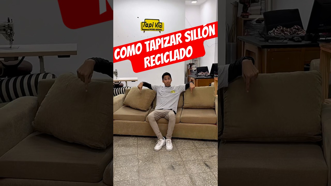 Como tapizar sill&oacute;n PARTE 1 #tapiceria #diy #muebles #costuraamano #tapicero #costura