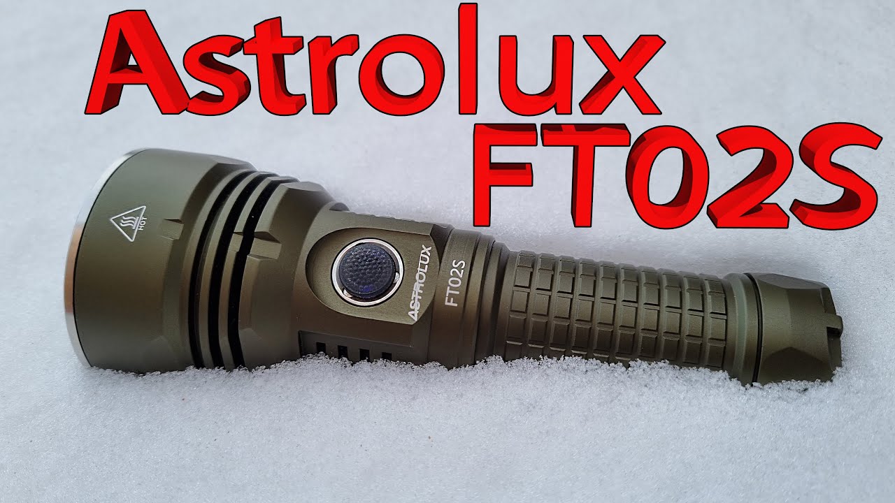 Trail trek review Astrolux FT02S LED flashlight 11000 lumen 26650 21700 18650