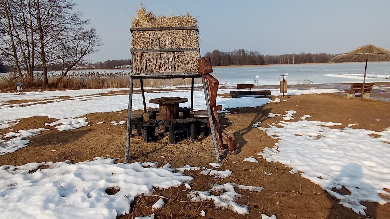 🏕️❄️БЕЛАРУСЬ.2 МАРТА2026,подался на Видзовское озеро, на рыбалку.Скоро запрет по щуке
