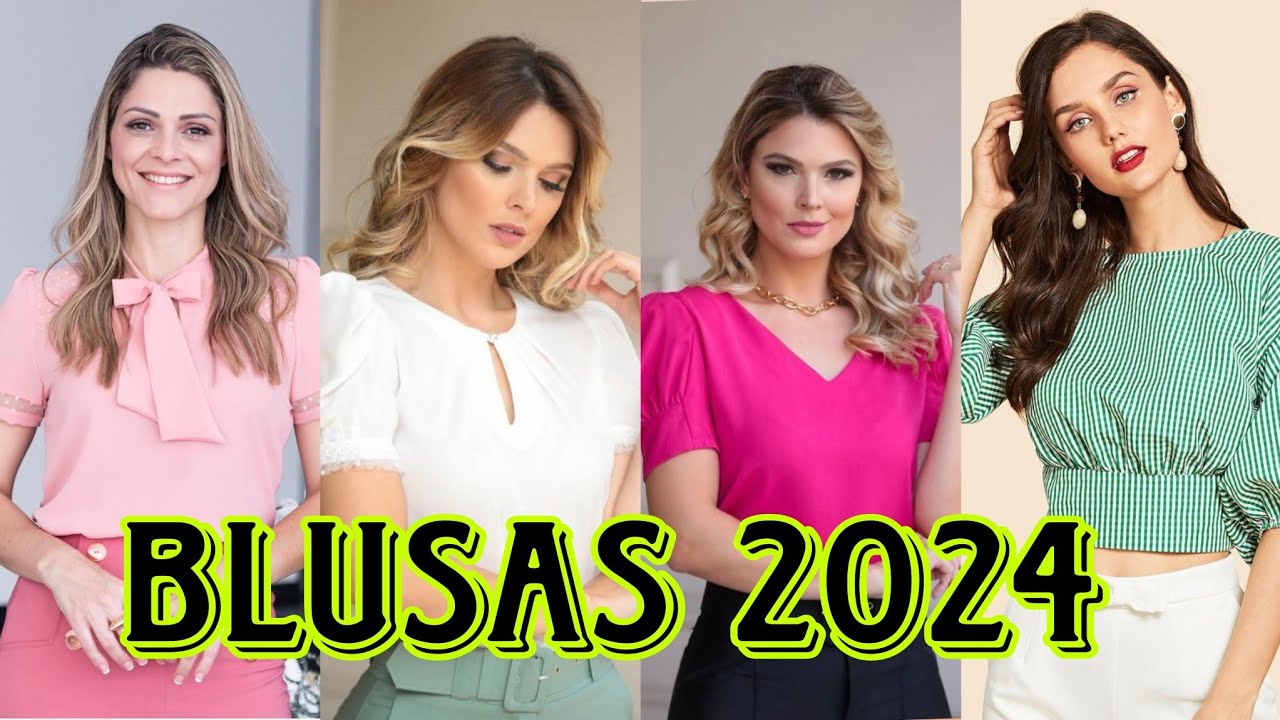 BLUSAS DE MODA Y TENDENCIAS 2024-23 JUVENILES Y CASUALES PARA VESTIR BIEN TODOS LOS DIAS